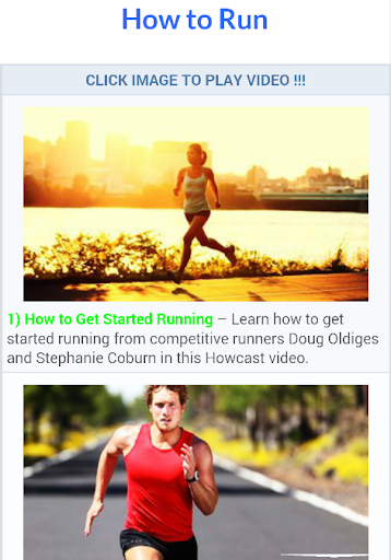 Running Tips