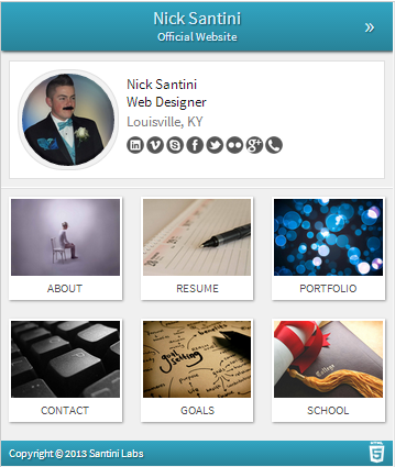 Nick Santini - Web Designer