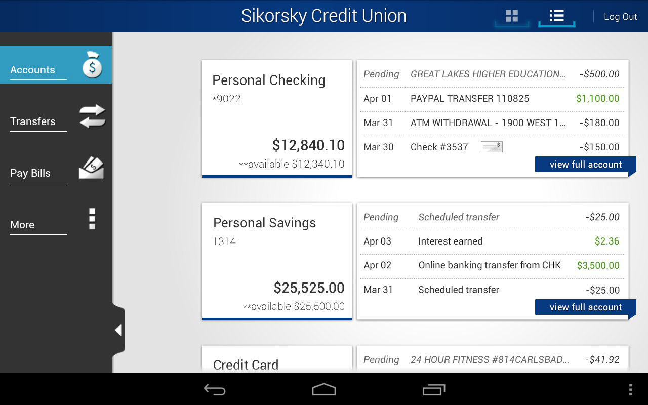 Sikorsky Credit Union Android Apps On Google Play