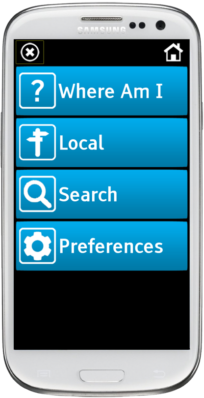 Android application Georgie Taxis screenshort