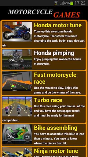 Motorcycle games