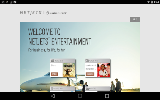 NetJets IFE