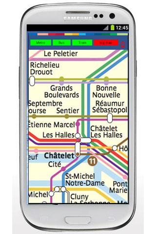 Paris Metro Bus Train Screen 3