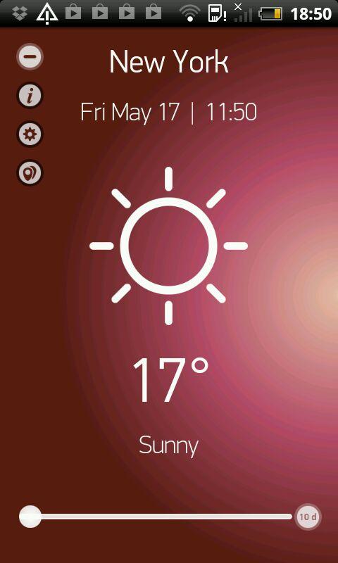 Android application Weather Forecast 15 days - Pro screenshort