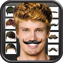 Hair Changer and Mustache mobile app icon