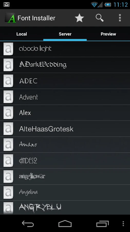 Font Installer ★ Root ★ - screenshot