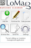 LoMag Barcode Scanner to Excel - free in
