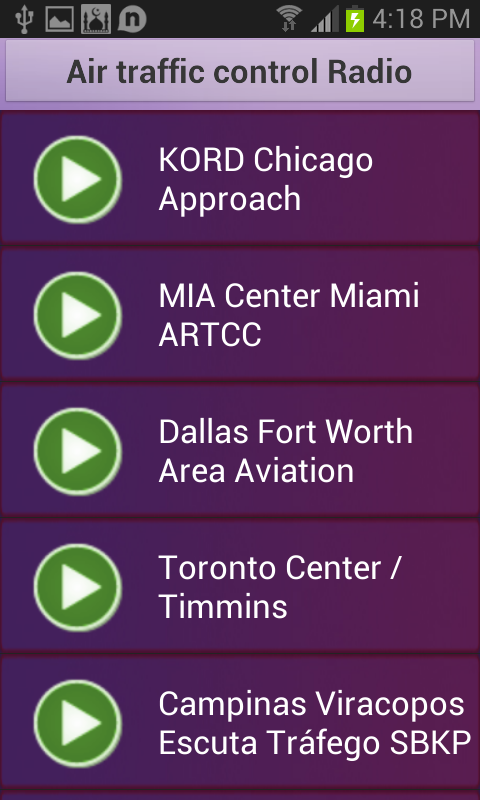 Air traffic control Radio Screen 1
