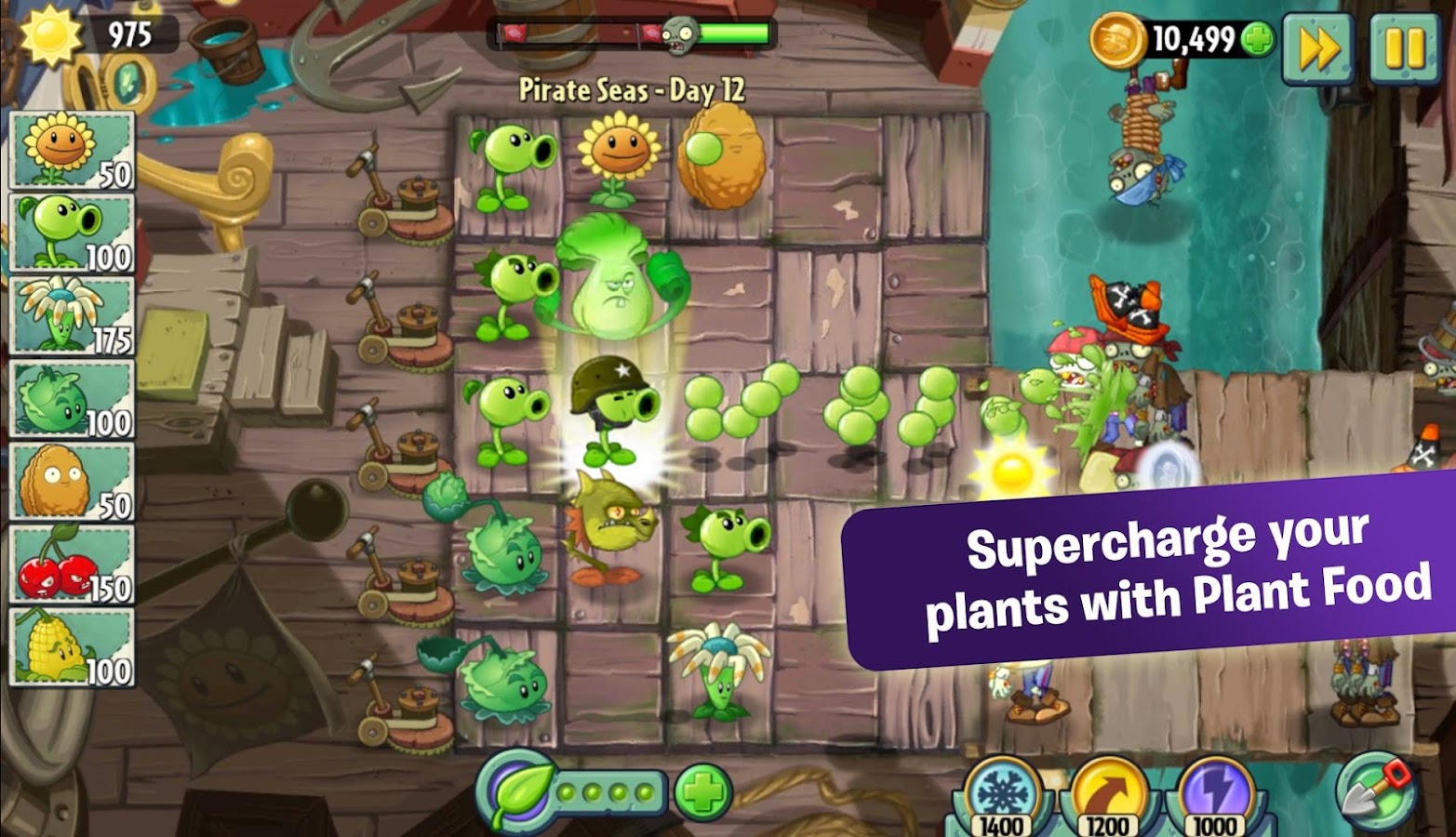 Обои plants vs zombies 2 на телефон