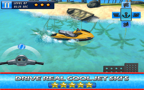 Jet Ski 3D Boat Parking Race Screenshots 5