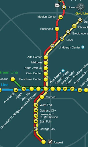 【免費旅遊App】Atlanta Metro Map-APP點子