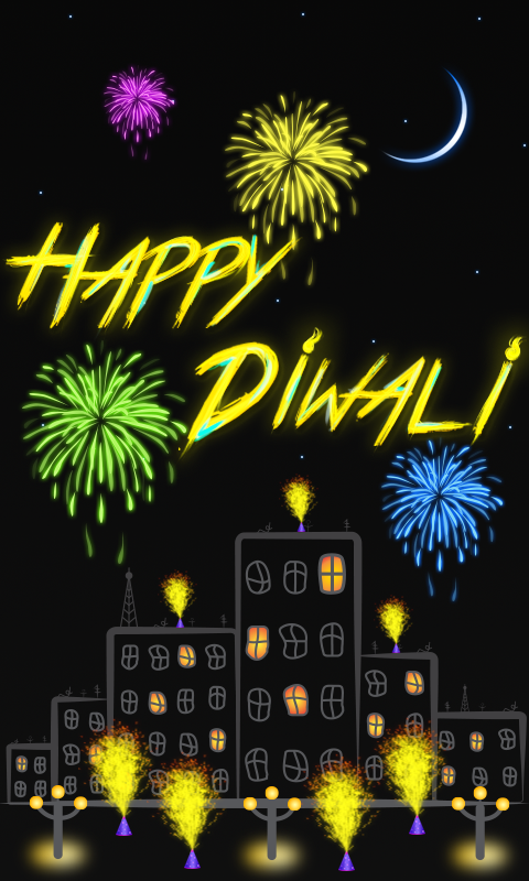    Diwali Night Live Wallpaper- screenshot  
