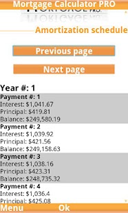 Mortgage Calculator PRO trial - náhled