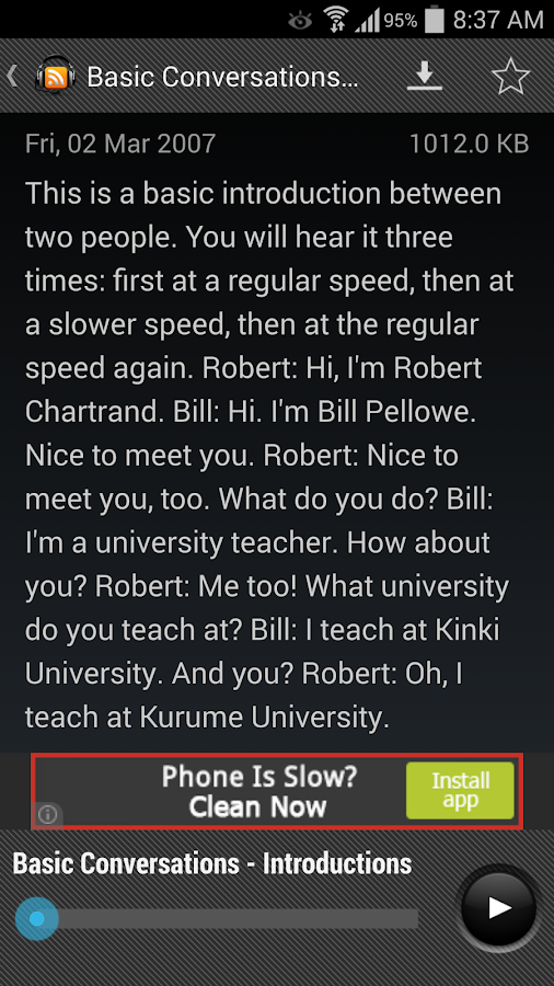 Basic English - screenshot