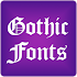 Gothic Fonts for FlipFont Free9.09.0
