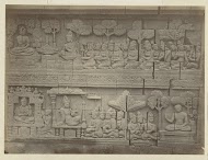 Basreliëf in de noord muur van de Borobudur