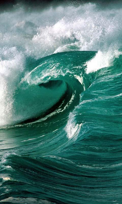 Ocean Waves HD Live Wallpaper Screen 1
