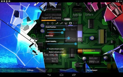Cracked Screen Gyro 3D PRO Parallax Wallpaper HD(圖3)-速報App