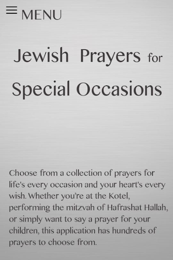 Jewish Prayers