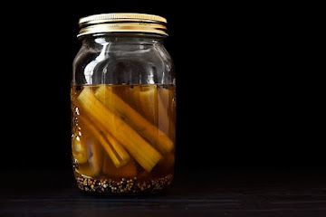 Spicy Celery Quick Pickle Sticks