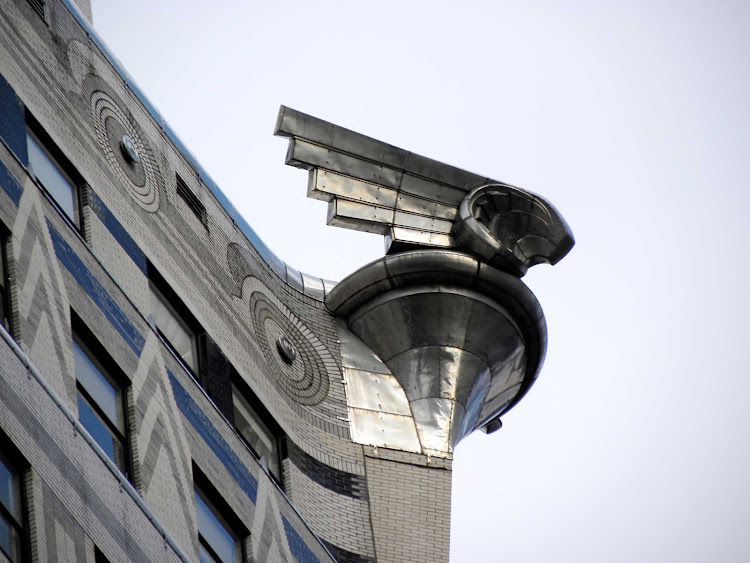 Detail of the Chrysler Building detail in Manhattan.