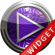 Poweramp Widget Purple Leather