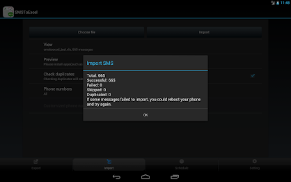 SMSToExcel Backup SMS in Excel poster 11