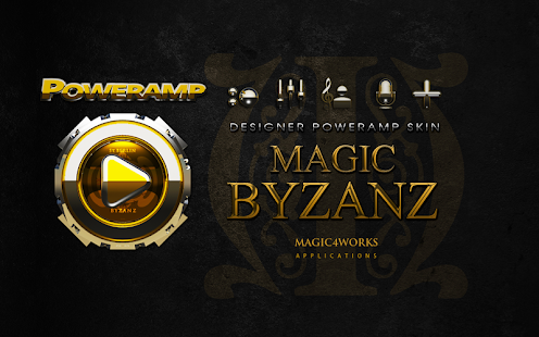Poweramp skin theme Byzanz