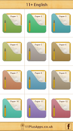 11+ English - Practice Papers poster 1