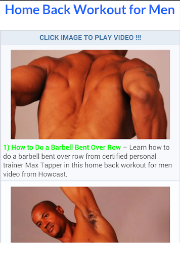 【免費健康App】Back Workout for Men-APP點子