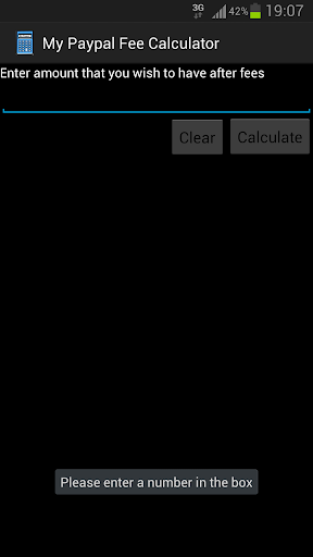 My Paypal Fee Calculator