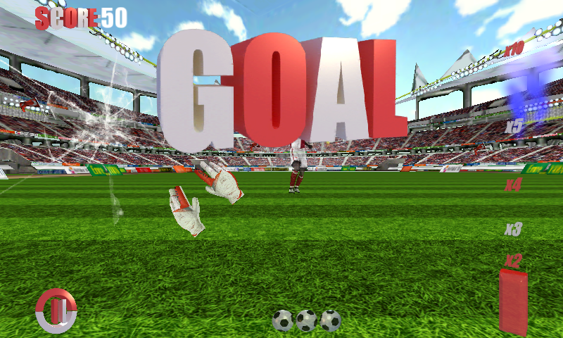 Football Games Goalkeeper 3D Screen 2