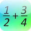 Fraction Calculator mobile app icon