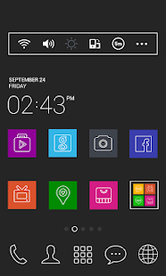 Download Flat Square DODOL THEME APK for PC