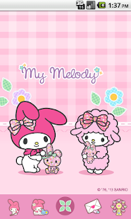My Melody Rabbit Doll Theme Screenshots 0