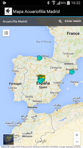 Mapa Acuariofilia Madrid