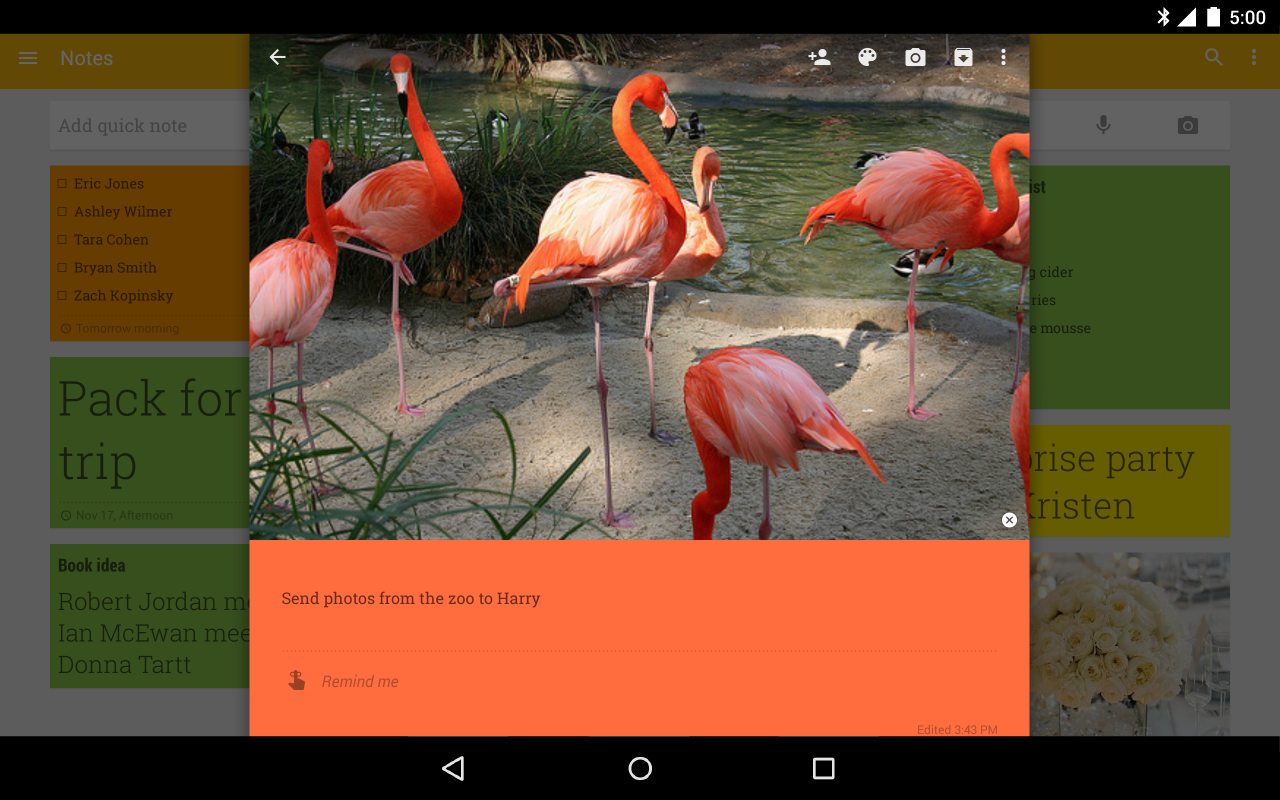   Google Keep：記事和清單 - 螢幕擷取畫面 