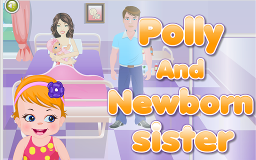 【免費家庭片App】Polly and Newborn Sister-APP點子