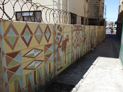 African Mural Alleyway