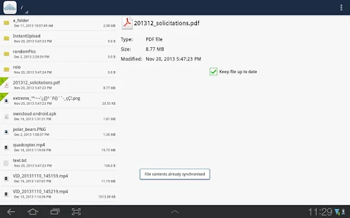 ownCloud - screenshot thumbnail