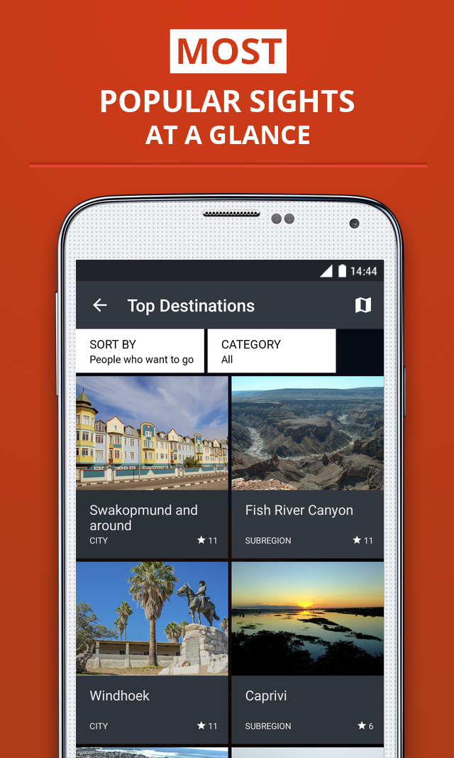 Namibia Premium Guide Screen 2