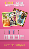 Cute Girl Photo Collage