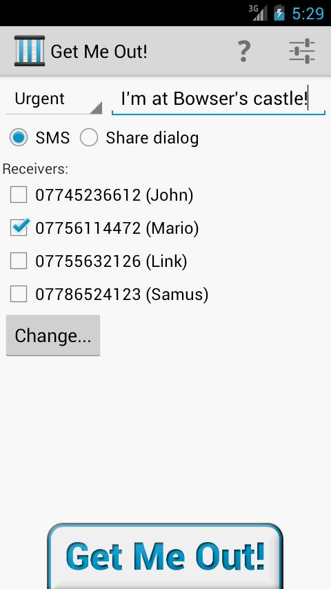 Android application Bail Me Out! Pro key screenshort