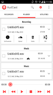 Free AudCast (Voice Recorder) APK for Android