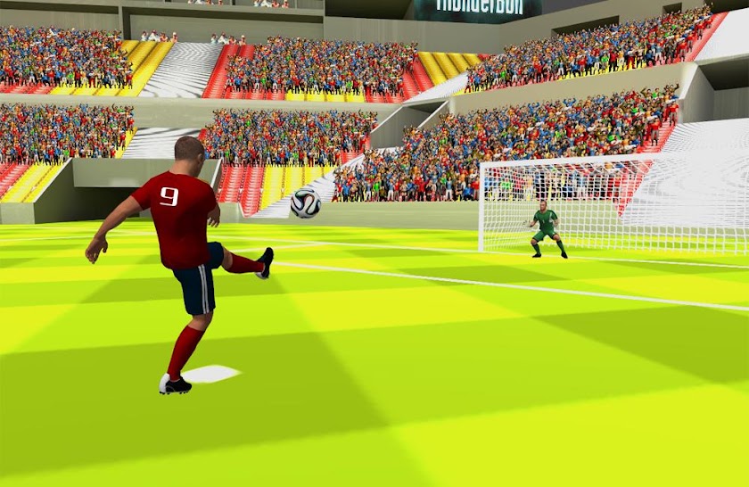 football freekick 3D Screen 1