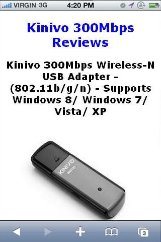 Wireless N USB 300Mbps Reviews