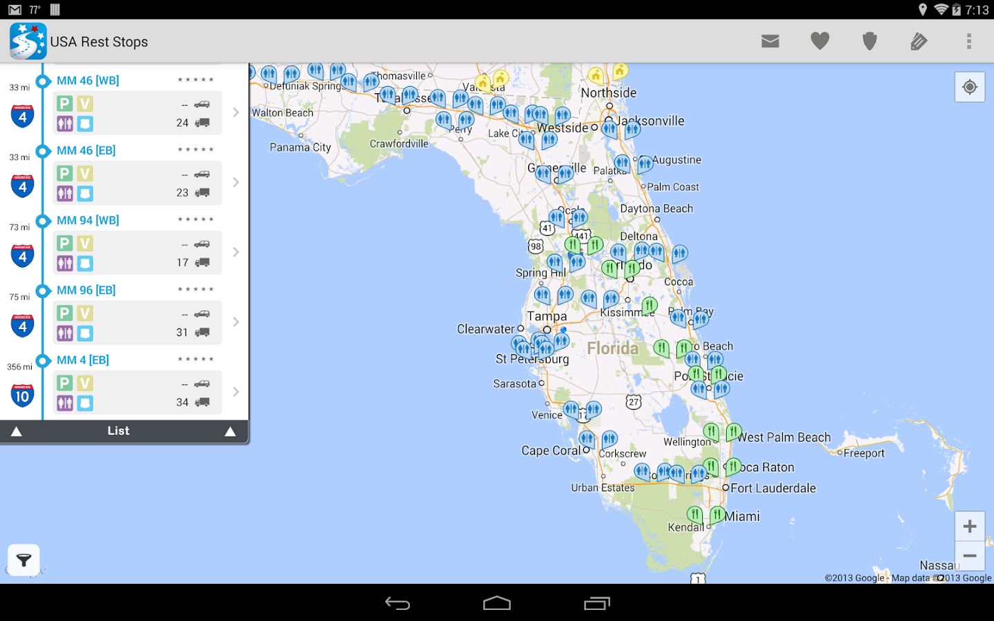 USA Rest Stop Locator - Android Apps on Google Play