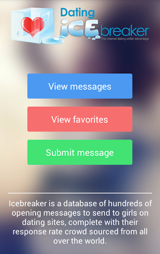 Dating Ice Breaker