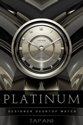 PLATINUM Designer Clock Widget