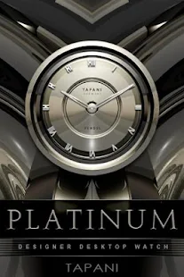 PLATINUM Designer Clock Widget